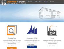 Tablet Screenshot of dotnetfabrik.de